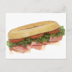 Deli Sandwich Postcard