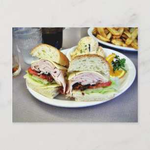 Deli Sandwiches Postcard