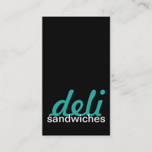 deli sandwiches punch card