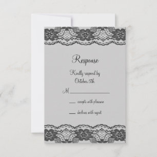 Délicat et Lacy RSVP (gris)