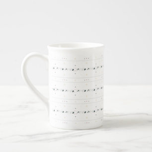 Délicat Motif d'hiver simple Mug de spécialité bla