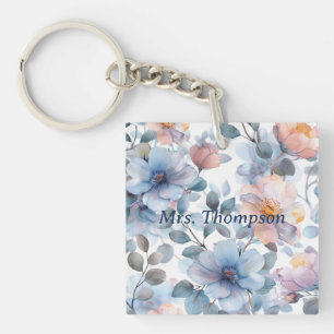 Délicat motif floral aquarelle en couleur pastel