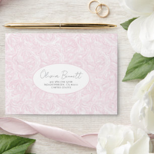 Delicate Abstract Roses Envelope