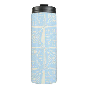 Delicate Amalfi style tile seamless pattern Thermal Tumbler
