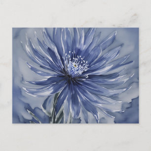 Delicate Anemone Floral Watercolor Postcard