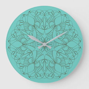 Delicate Arabesque Large Clock