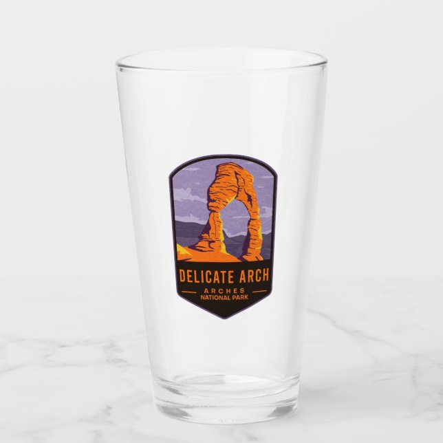 Delicate Arch Arches National Park Glass (Front)