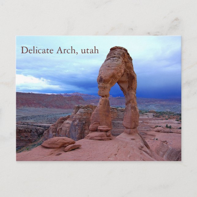 delicate arch, Delicate Arch, utah Postcard (Front)