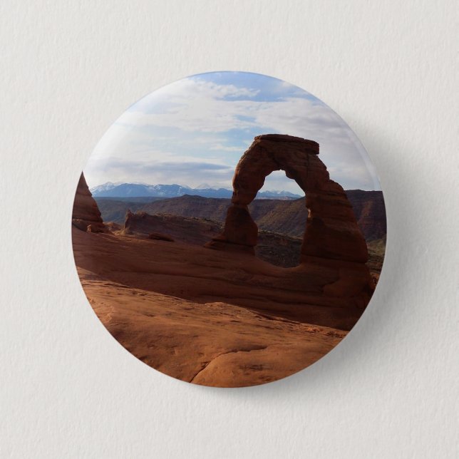Delicate Arch I at Arches National Park 2 Inch Round Button (Front)