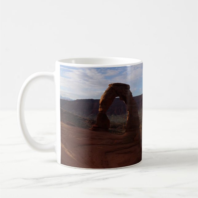 Delicate Arch II at Arches National Park Coffee Mug (Left)