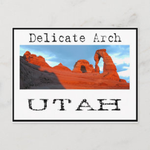 delicate arch postcard