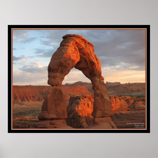 Delicate Arch Poster (Front)