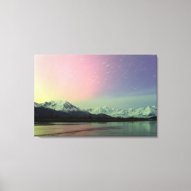 Delicate Aurora Canvas Print (Front)