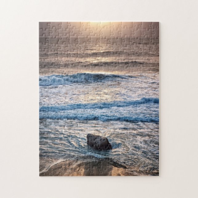 Delicate Beach Sunset Jigsaw Puzzle (Vertical)