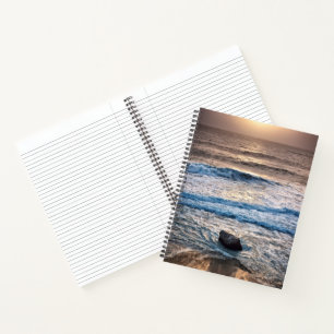 Delicate Beach Sunset Notebook