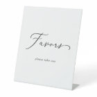 Delicate Black Calligraphy Wedding Favours