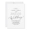 Delicate Black Calligraphy Wedding