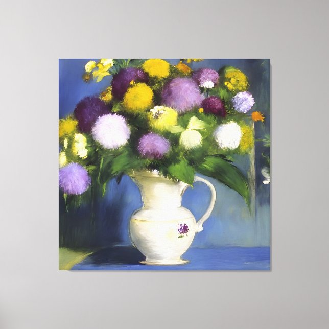 Delicate Blooms Wall Décor  Canvas Print (Front)