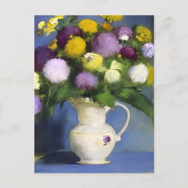 Delicate Blooms Wall Décor  Postcard (Front)