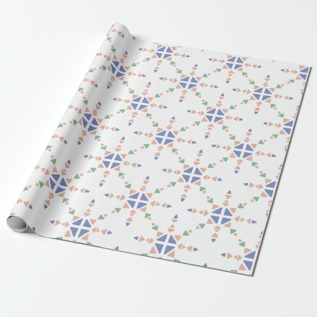 Delicate Blush Patterns Julia Dreams Wrapping Paper (Unrolled)