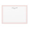 Delicate Blush Personalized Stationery Flat