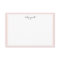 Delicate Blush Personalized Stationery Flat