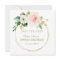 Delicate Blush White Flowers Gold Sweet Sixteen