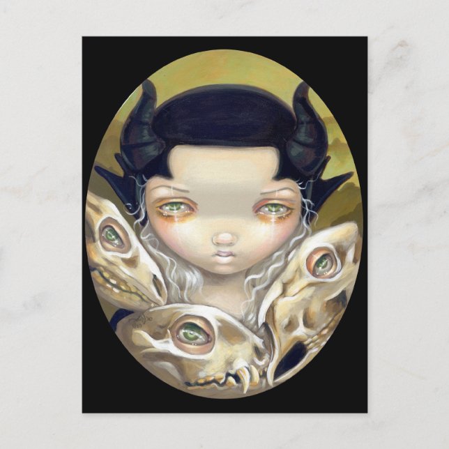 "Delicate Bones" Postcard (Front)