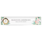 Delicate Bouquet Desk Name Plate