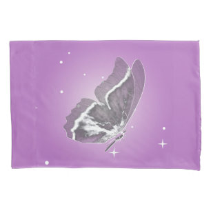 Delicate Butterfly in Lilac Single Pillowcase