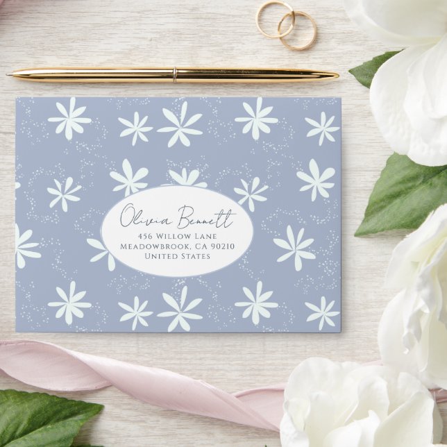 Delicate Charm Floral Envelope (Wedding)