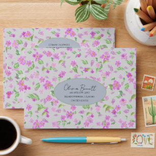 Delicate Charm Floral Envelope