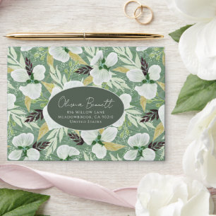 Delicate Charm Floral Envelope