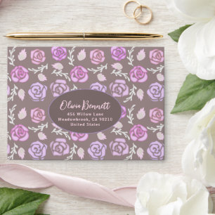 Delicate Charm Floral Envelope