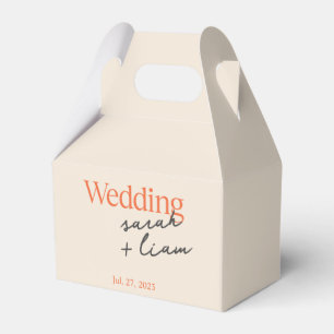 Delicate Colourful Calligraphy Thank You Favour Bo Favor Box