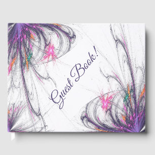 Delicate Elegance Fractal Guest Book