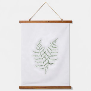 Delicate Fern Line Art.Minimalist Bedroom Art Hanging Tapestry