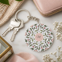 Delicate Floral Custom Monogram