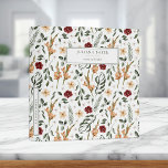 Delicate Floral Personalized Binder<br><div class="desc">This gorgeous pattern is an excellent addition to your daily decor</div>
