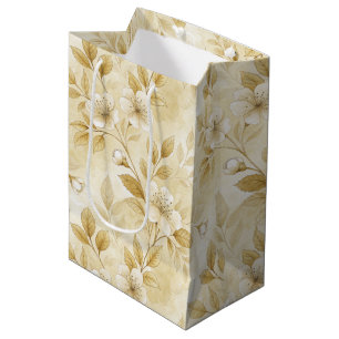 Delicate Floral Print Gift Bag