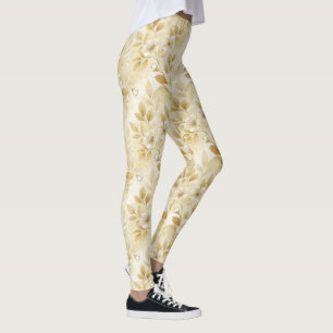 Delicate Floral Print Leggings