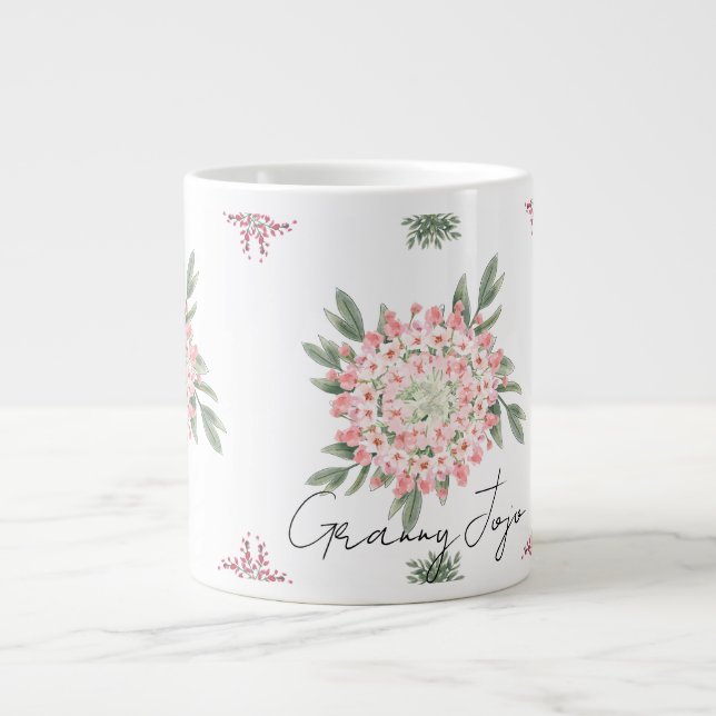 Delicate Floral Print mug (Front)