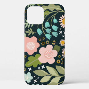 Delicate Floral: Seamless Vintage Beauty. iPhone 12 Case