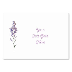 Delicate Floral seating allocation Table Number