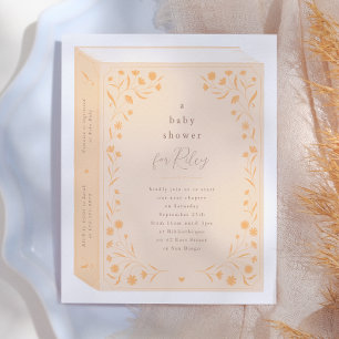 Delicate Floral Storybook Baby Shower Budget