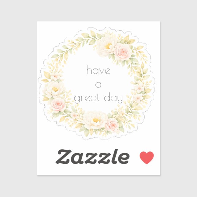 Delicate flower wreath (Sheet)