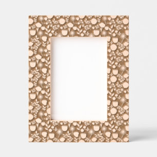 Delicate Flowers and Botanical Details Etched Frames