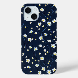 Delicate Flowers Pattern iPhone 15 Case