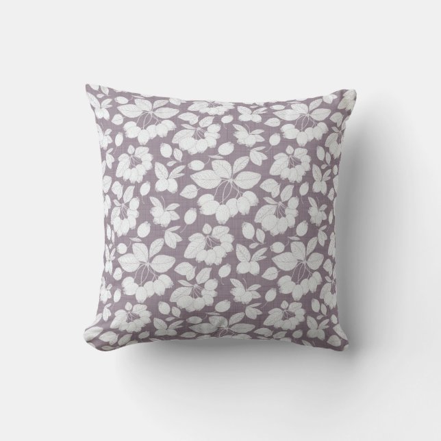 Delicate Foliage Accent Pillow (Front)