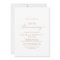 Delicate Gold Calligraphy 50th Wedding Anniversary